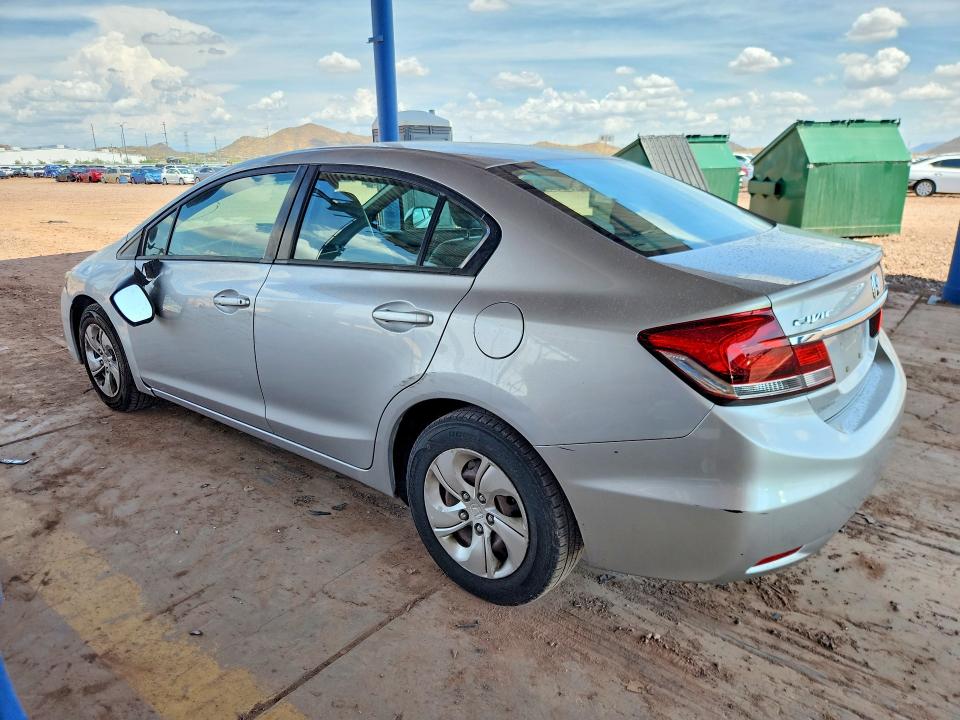 Photo 2 from auction – 2013 HONDA CIVIC with VIN 19XFB2F56DE058629