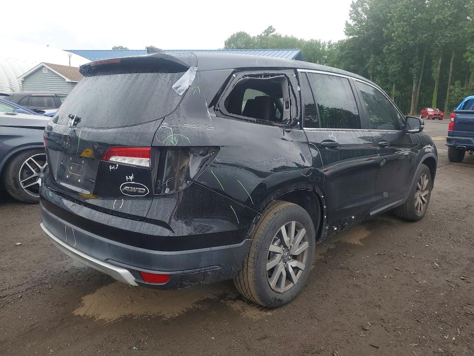 Photo 3 from auction – 2020 HONDA PILOT with VIN 5FNYF6H53LB046951
