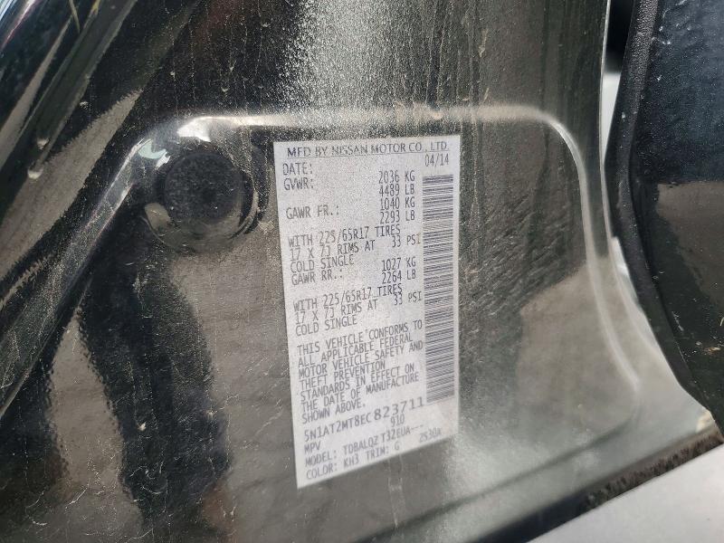 Photo 14 from auction – 2014 NISSAN ROGUE with VIN 5N1AT2MT8EC823711