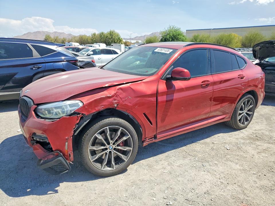 BMW X4 2021 with VIN 5UX2V5C03M9E83165 - Photo from auction