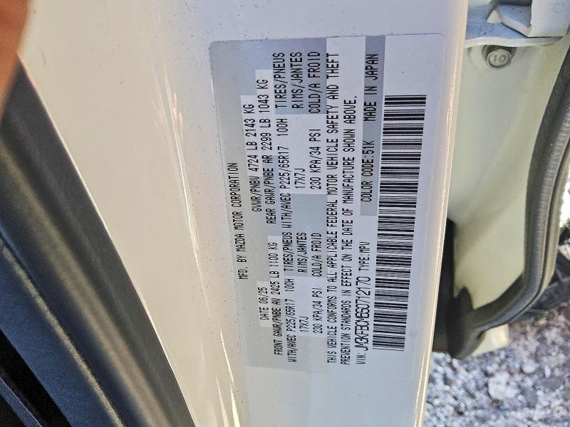 Photo 14 from auction – 2025 MAZDA CX-5 with VIN JM3KFBCM6S0712170