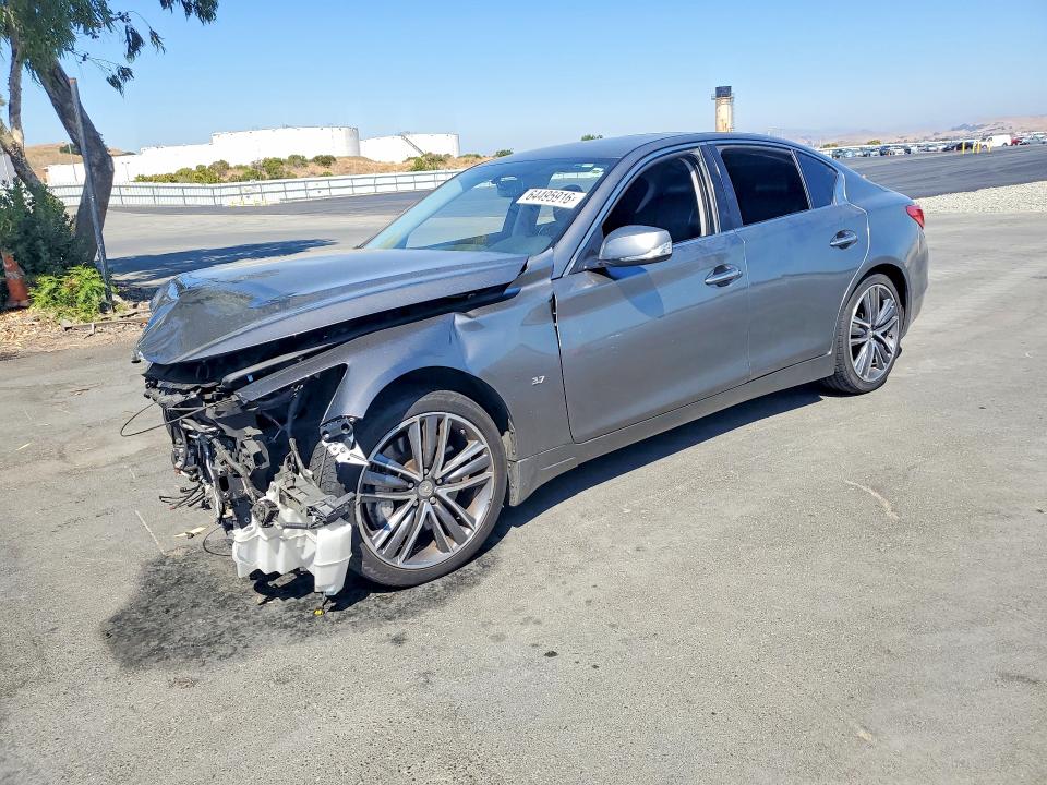 INFINITI Q50 2014 with VIN JN1BV7AP3EM689484 - Photo from auction