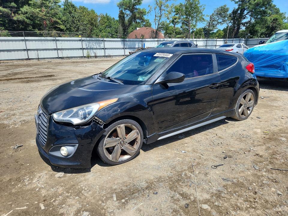 HYUNDAI VELOSTER 2015 with VIN KMHTC6AE6FU232214 - Photo from auction