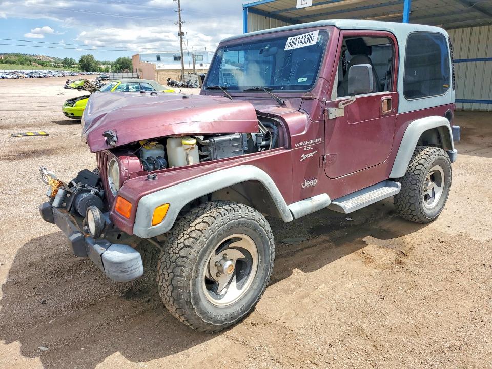 JEEP WRANGLER / TJ 2001 с VIN 1J4FA49S71P303301 - Фото с аукциона