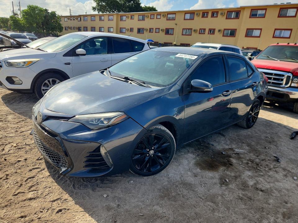 TOYOTA COROLLA 2018 with VIN 2T1BURHE4JC001807 - Photo from auction