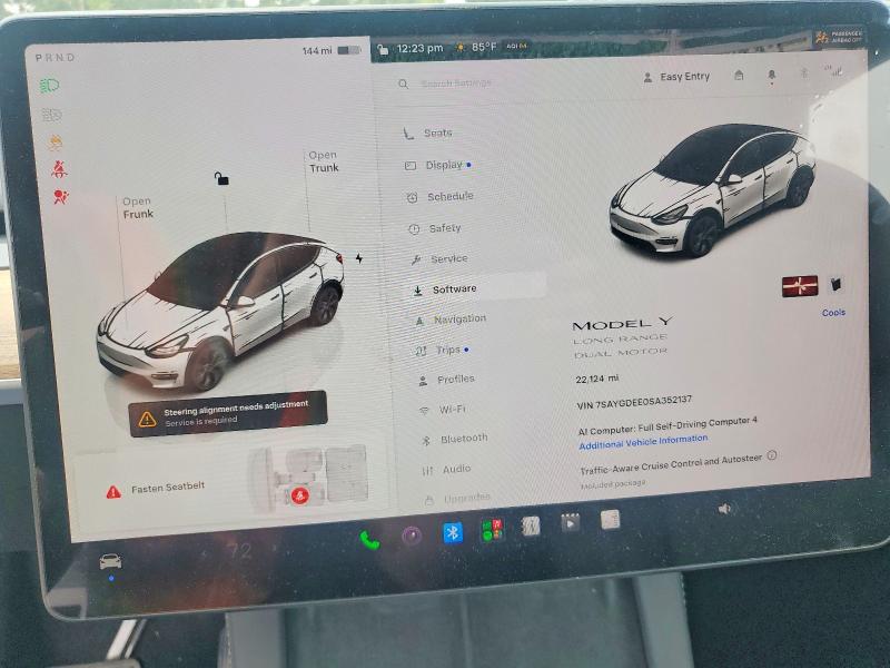 Photo 9 from auction – 2025 TESLA MODEL Y with VIN 7SAYGDEE0SA352137
