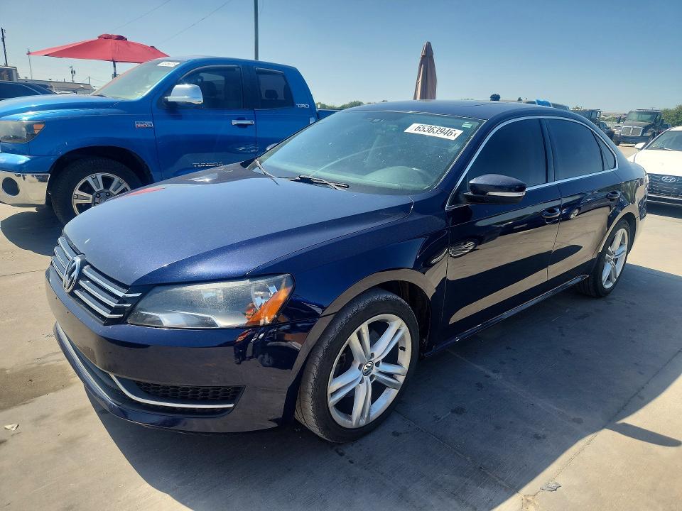 VOLKSWAGEN PASSAT 2014 with VIN 1VWBN7A3XEC105899 - Photo from auction