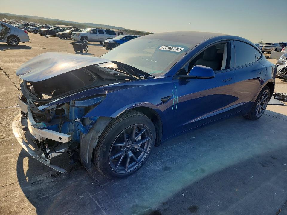 TESLA MODEL 3 2023 with VIN 5YJ3E1EA7PF470088 - Photo from auction