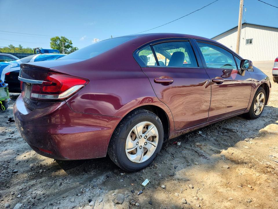 Фото 3 с аукциона – 2013 HONDA CIVIC с VIN 19XFB2F56DE224549