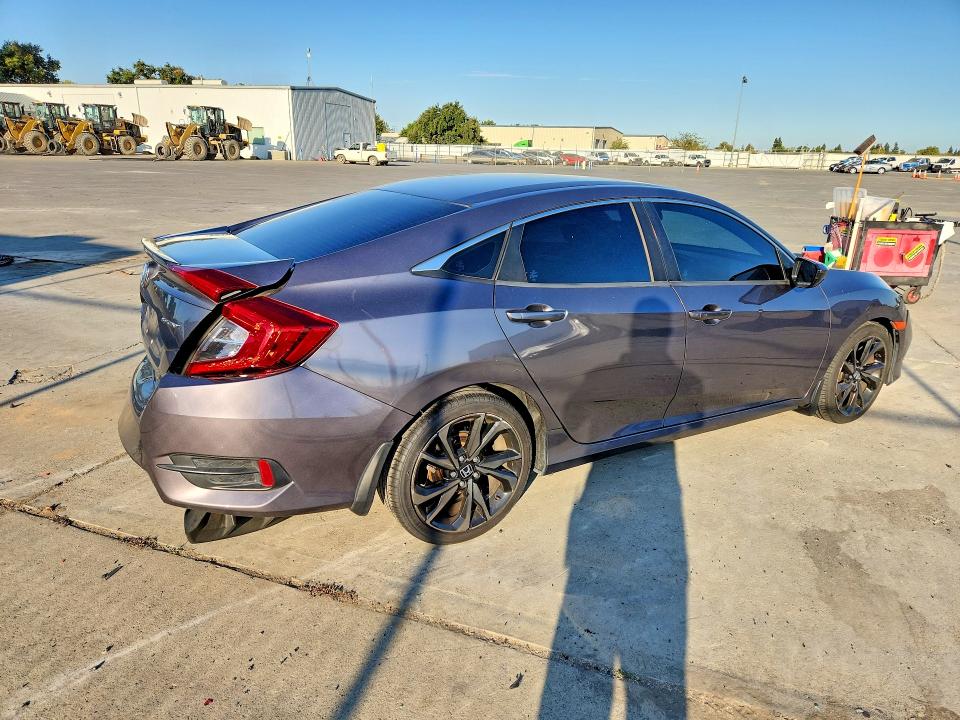 Photo 3 from auction – 2020 HONDA CIVIC with VIN 19XFC2F84LE208064