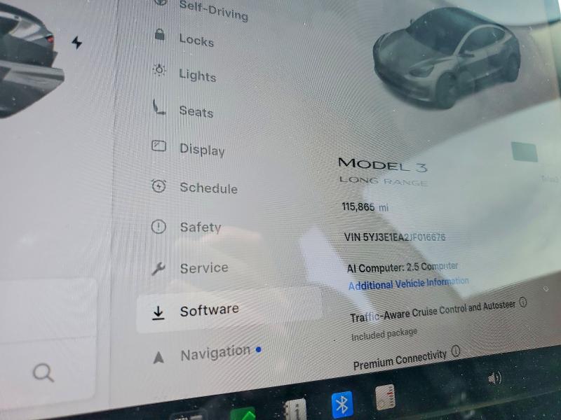 Photo 9 from auction – 2018 TESLA MODEL 3 with VIN 5YJ3E1EA2JF016676