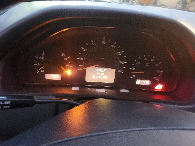 Photo 9 from auction – 2000 MERCEDES-BENZ E with VIN WDBJF70J7YB065964