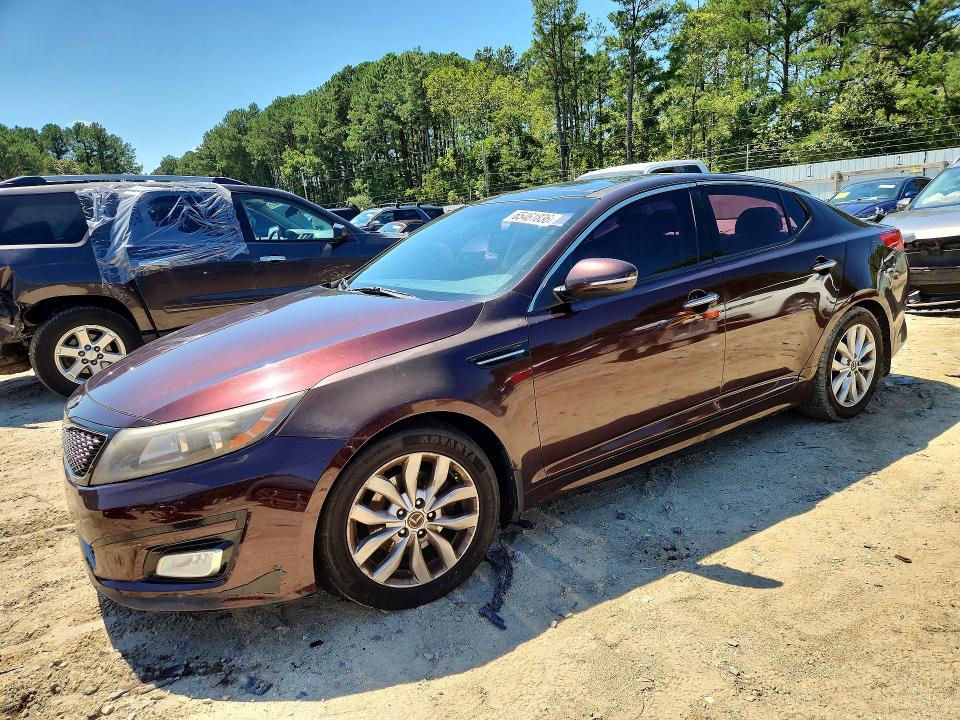 KIA OPTIMA 2014 with VIN 5XXGN4A70EG345568 - Photo from auction