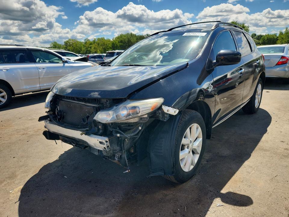 Photo 1 from auction – 2012 NISSAN MURANO with VIN JN8AZ1MW3CW213240