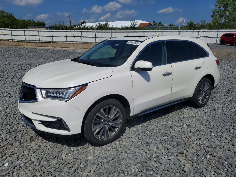 ACURA MDX 2017 with VIN 5FRYD4H55HB012221 - Photo from auction