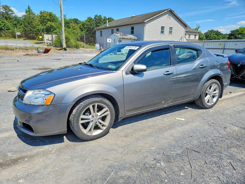 DODGE AVENGER 2013 with VIN 1C3CDZCB3DN603704 - Photo from auction