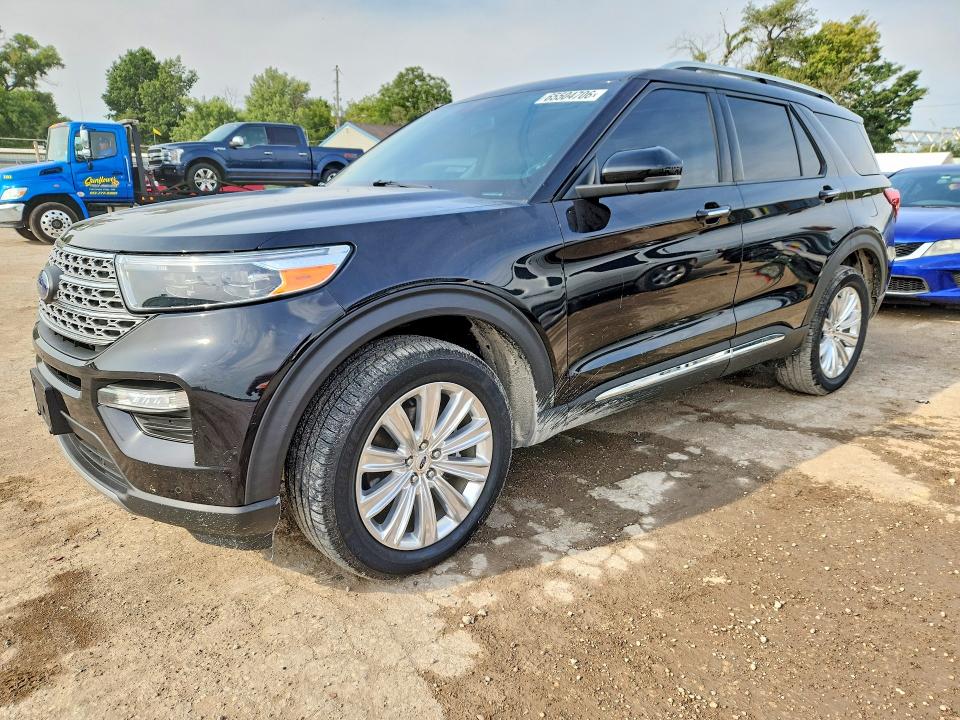 FORD EXPLORER 2021 with VIN 1FMSK8FH7MGC35468 - Photo from auction