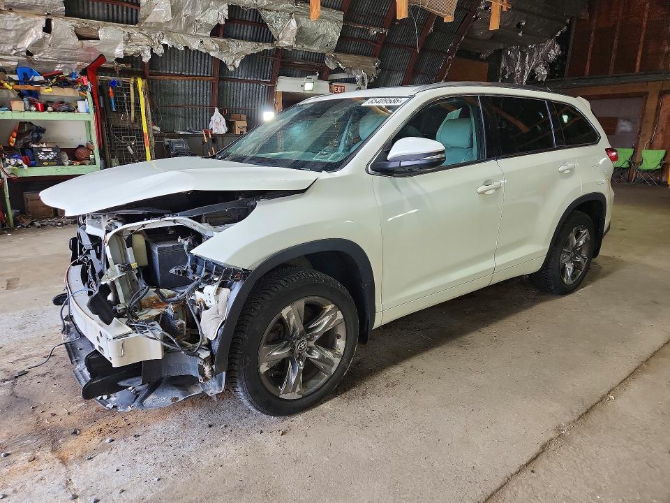 TOYOTA HIGHLANDER 2017 with VIN 5TDDZRFHXHS414369 - Photo from auction