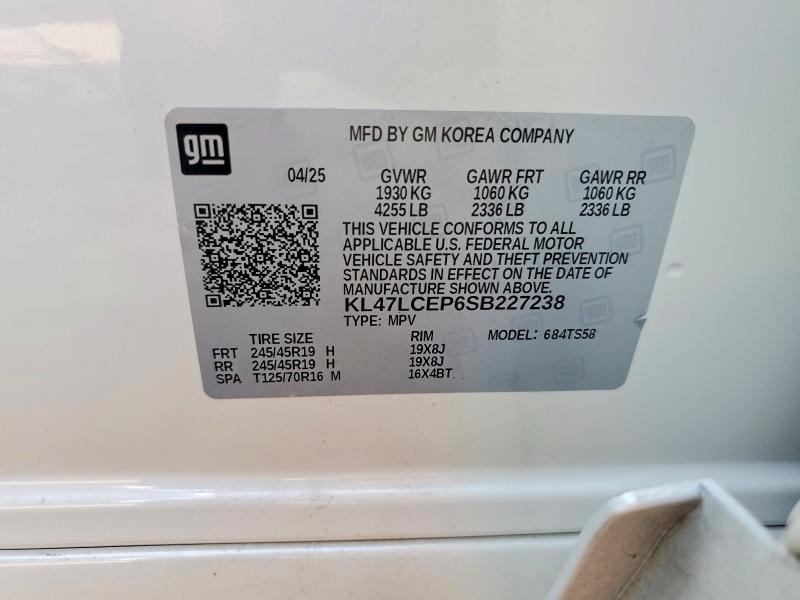 Photo 14 from auction – 2025 BUICK ENVISTA with VIN KL47LCEP6SB227238