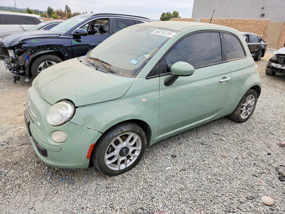 FIAT 500 2012 with VIN 3C3CFFARXCT209849 - Photo from auction