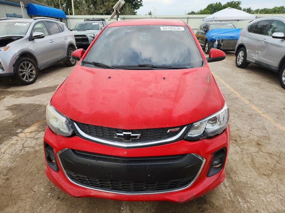 Photo 5 from auction – 2018 CHEVROLET SONIC with VIN 1G1JD6SH9J4138590