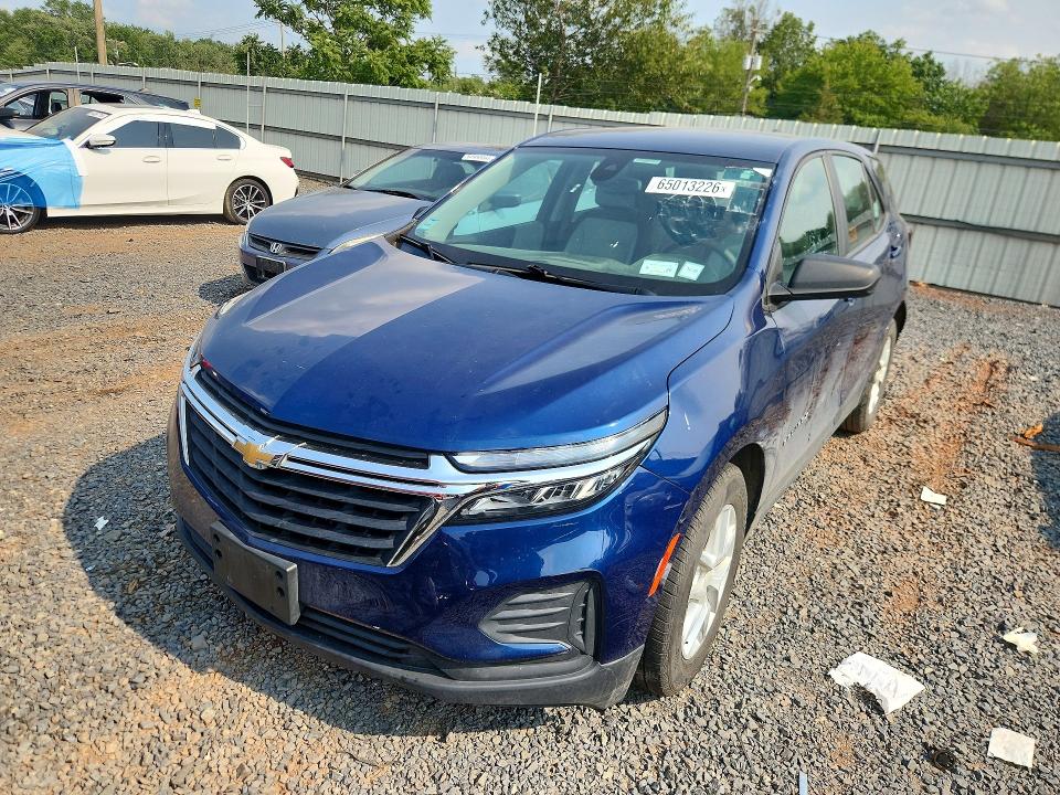 CHEVROLET EQUINOX 2022 with VIN 3GNAXFEV7NS152467 - Photo from auction