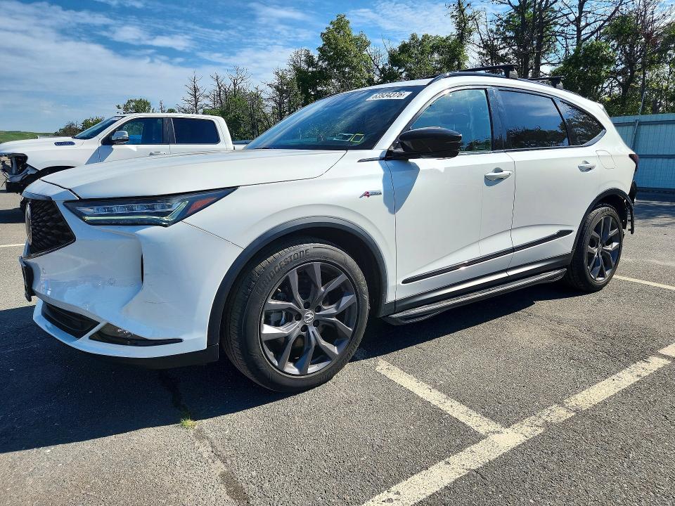 ACURA MDX 2023 with VIN 5J8YE1H08PL015841 - Photo from auction