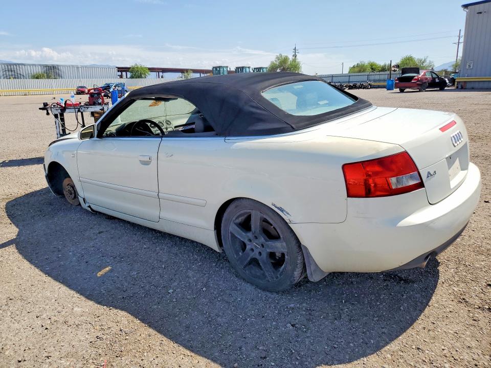 Photo 2 from auction – 2005 AUDI A4 with VIN WAUDT48H45K009254