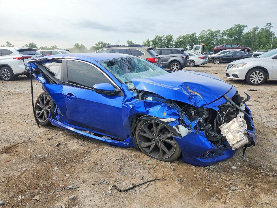 Photo 4 from auction – 2021 HONDA CIVIC with VIN 19XFC2F83ME000663
