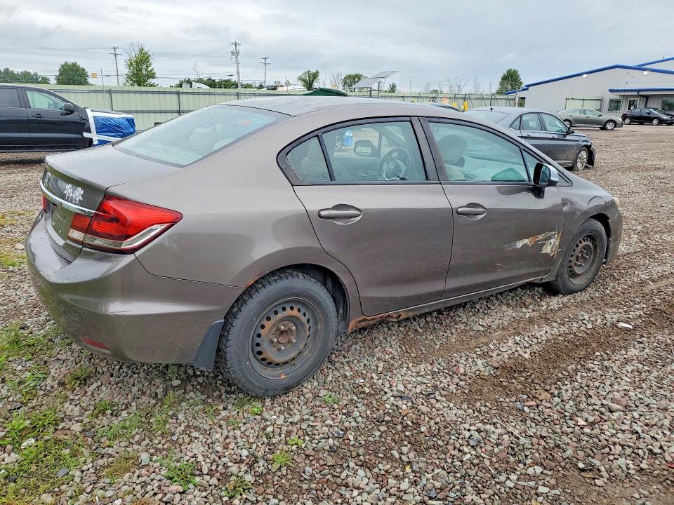 Photo 3 from auction – 2013 HONDA CIVIC with VIN 2HGFB2F57DH585598