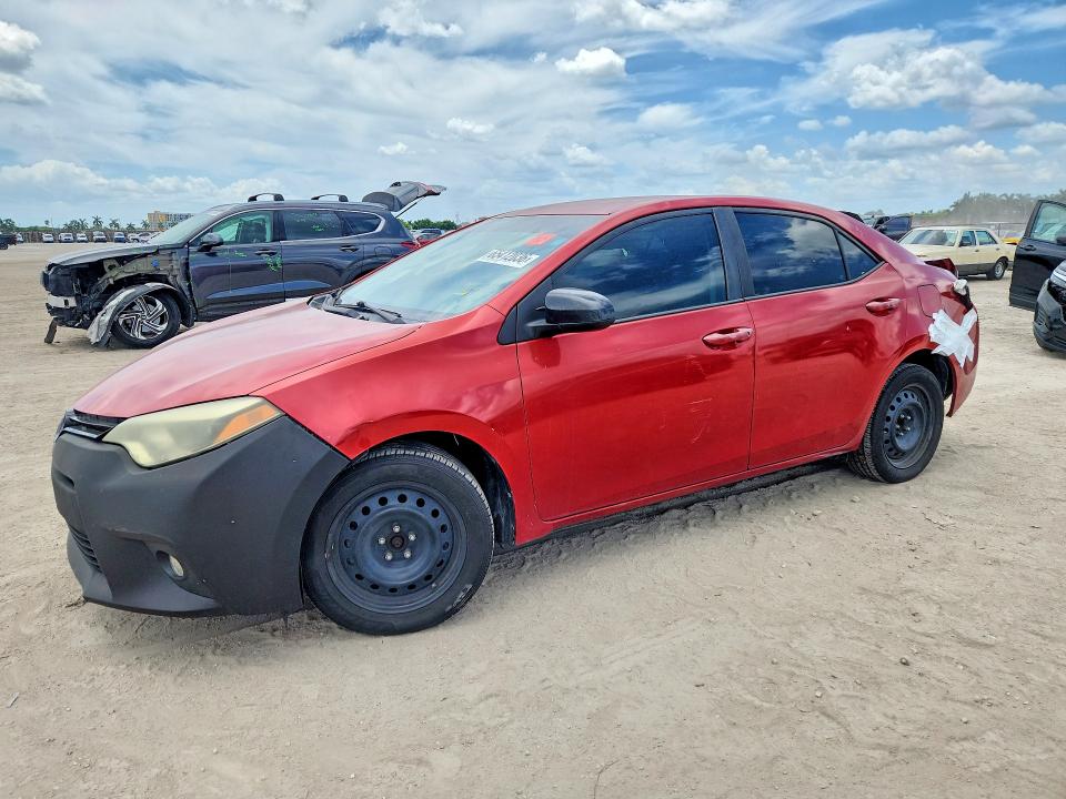 TOYOTA COROLLA 2014 with VIN 5YFBURHE2EP091285 - Photo from auction