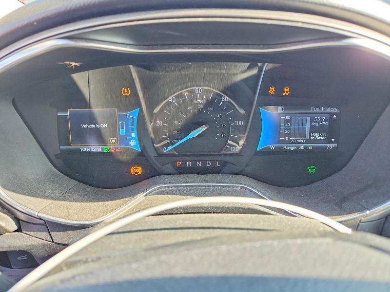 Photo 9 from auction – 2017 FORD FUSION with VIN 3FA6P0LUXHR385931