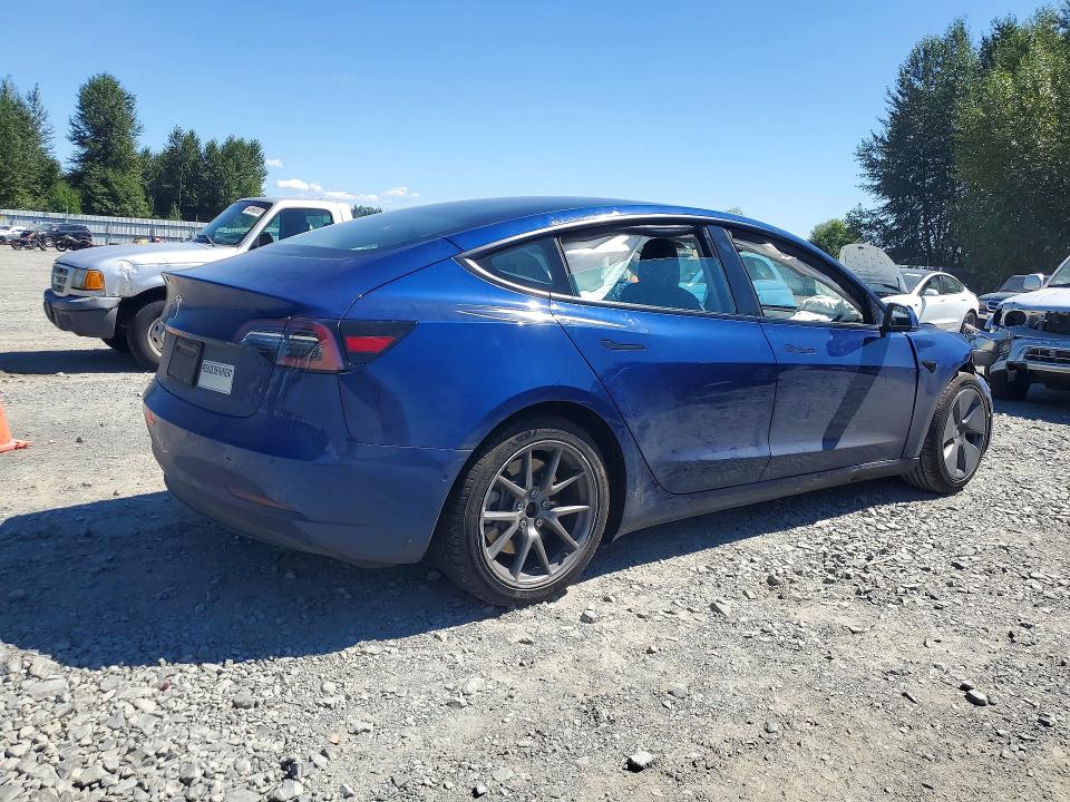 Photo 3 from auction – 2021 TESLA MODEL 3 with VIN 5YJ3E1EAXMF022858