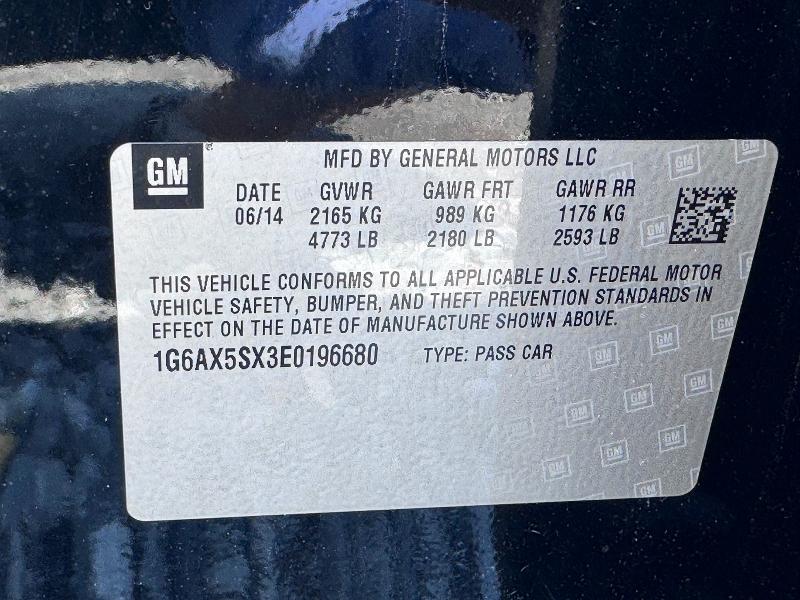 Photo 10 from auction – 2014 CADILLAC CTS with VIN 1G6AX5SX3E0196680