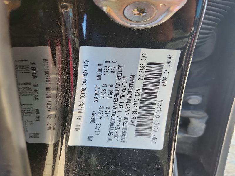 Zdjęcie 14 z aukcji – 2022 MAZDA 3 z VIN JM1BPBLL4N1510861