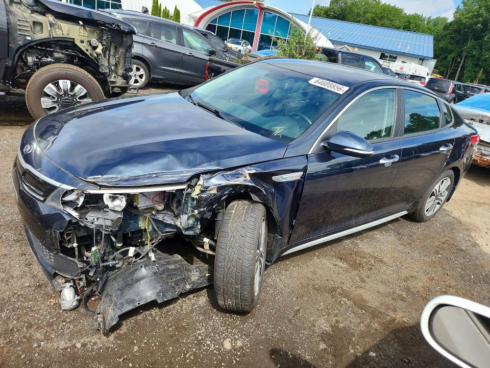 KIA OPTIMA HYBRID 2017 with VIN KNAGU4LE4H5009698 - Photo from auction