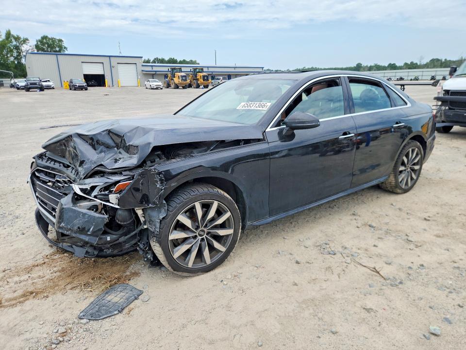 AUDI A4 2022 with VIN WAUABAF44NN002064 - Photo from auction