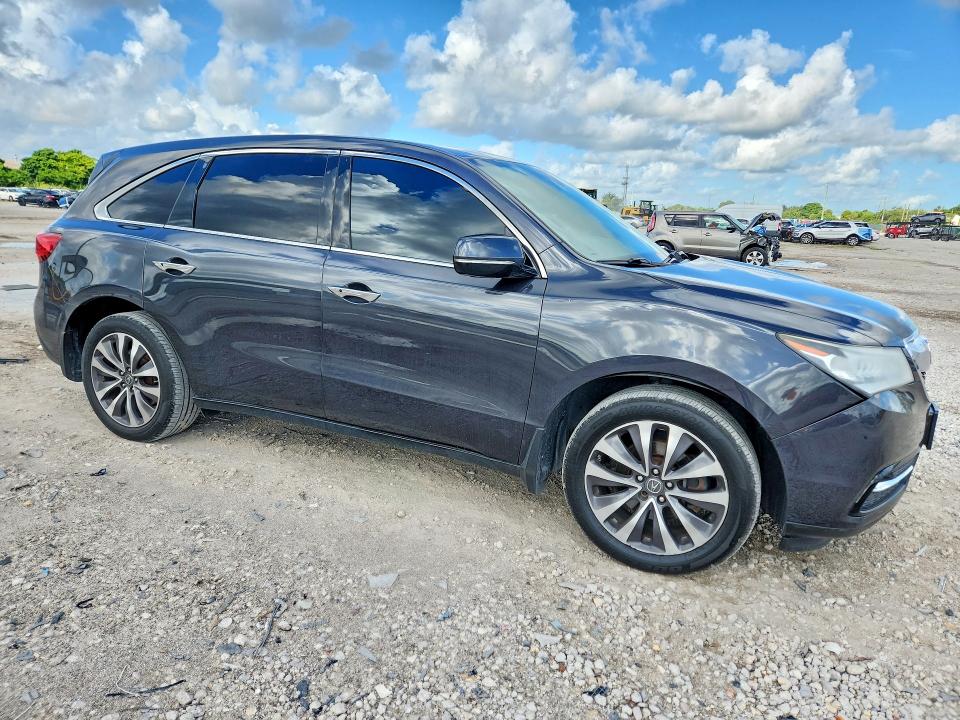 Photo 4 from auction – 2016 ACURA MDX with VIN 5FRYD4H47GB024750