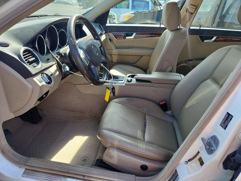 Photo 7 from auction – 2012 MERCEDES-BENZ C with VIN WDDGF8BB3CR201892