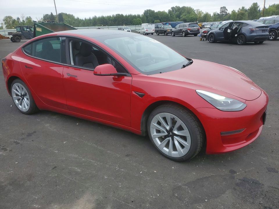 Photo 4 from auction – 2022 TESLA MODEL 3 with VIN 5YJ3E1EA5NF372240