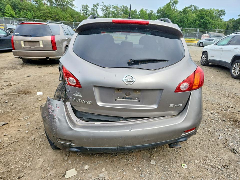 Photo 6 from auction – 2009 NISSAN MURANO with VIN JN8AZ18W79W125035
