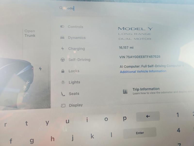 صورة رقم 9 من المزاد - 2026 TESLA MODEL Y مع VIN 7SAYGDEE8TF457528
