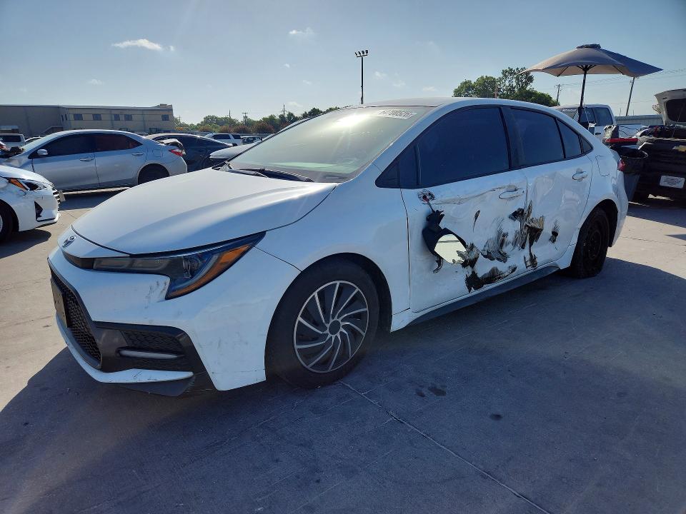 TOYOTA COROLLA 2021 with VIN 5YFS4MCE7MP063300 - Photo from auction