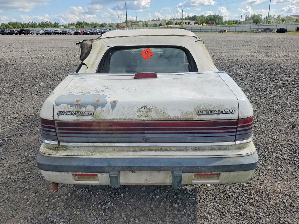 Photo 6 from auction – 1988 CHRYSLER LEBARON with VIN 1C3BJ45E9JG440975