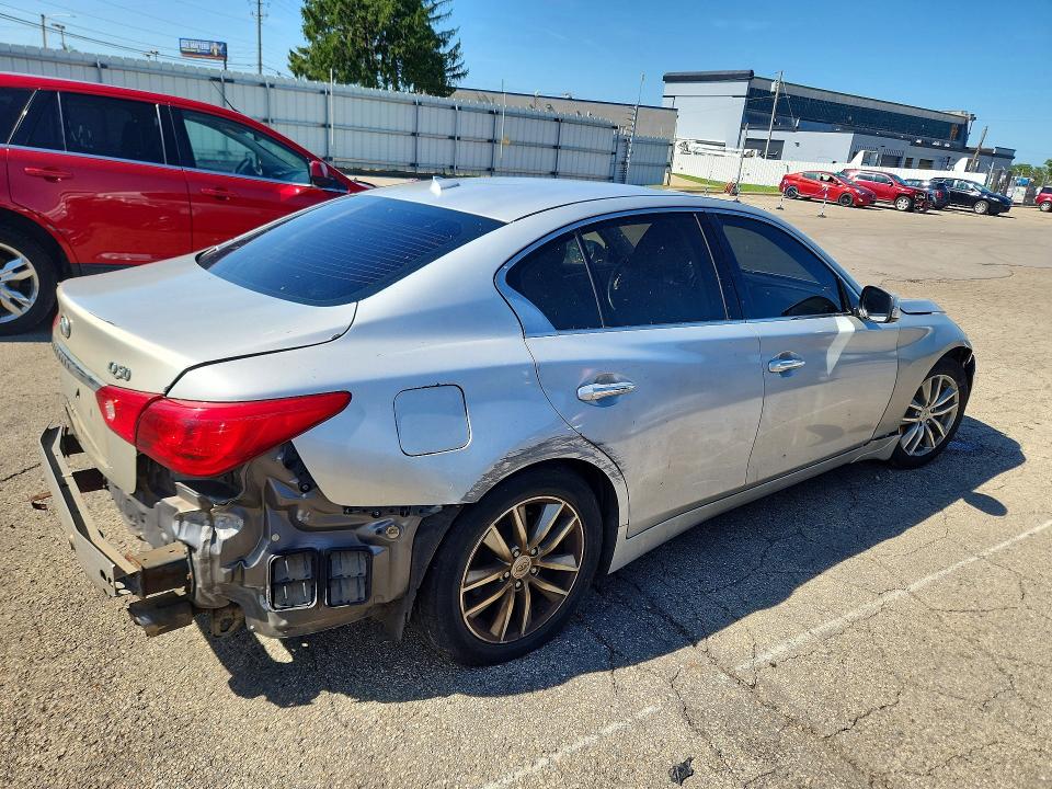 Photo 3 from auction – 2014 INFINITI Q50 with VIN JN1BV7AP2EM684289