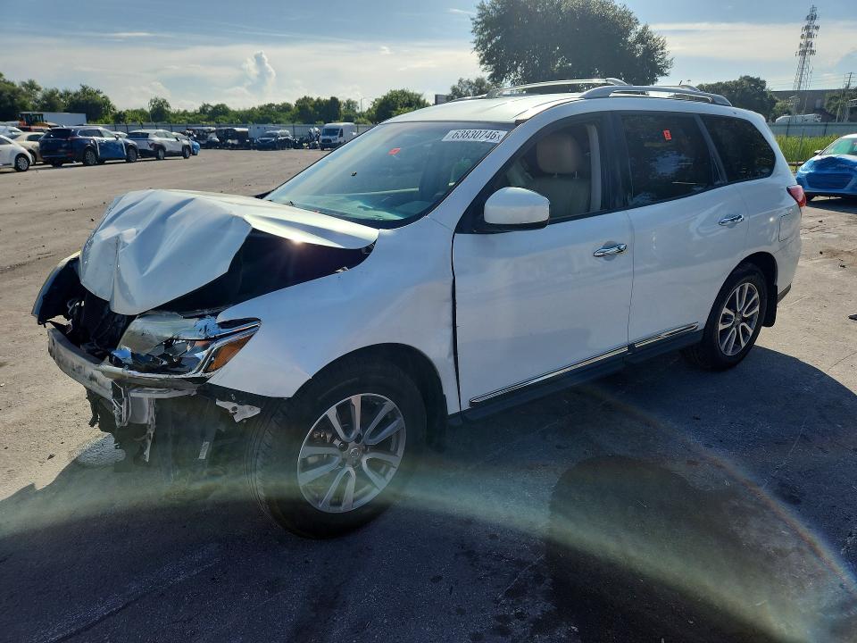 NISSAN PATHFINDER 2014 with VIN 5N1AR2MN3EC683776 - Photo from auction