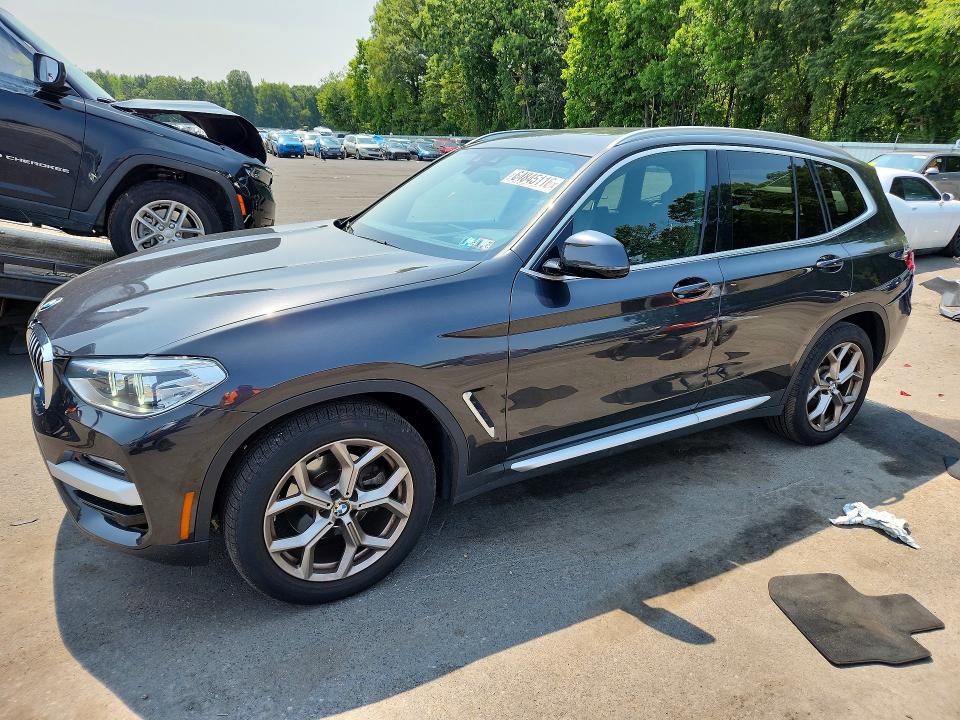 Photo 1 from auction – 2021 BMW X3 with VIN 5UXTY5C08M9G87925