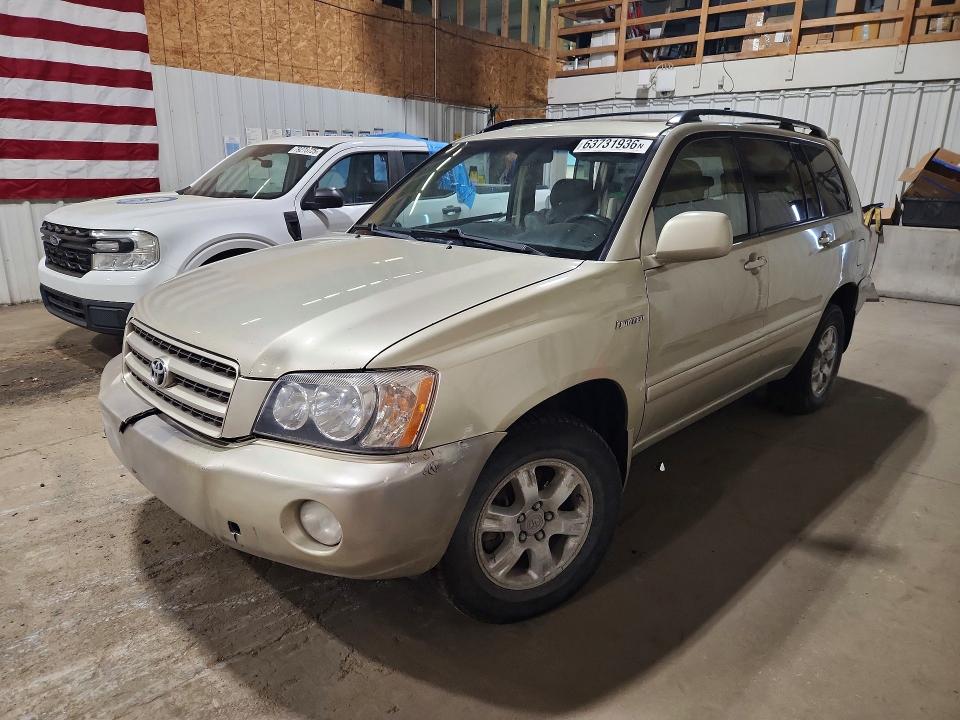 TOYOTA HIGHLANDER 2003 with VIN JTEHF21A030116996 - Photo from auction