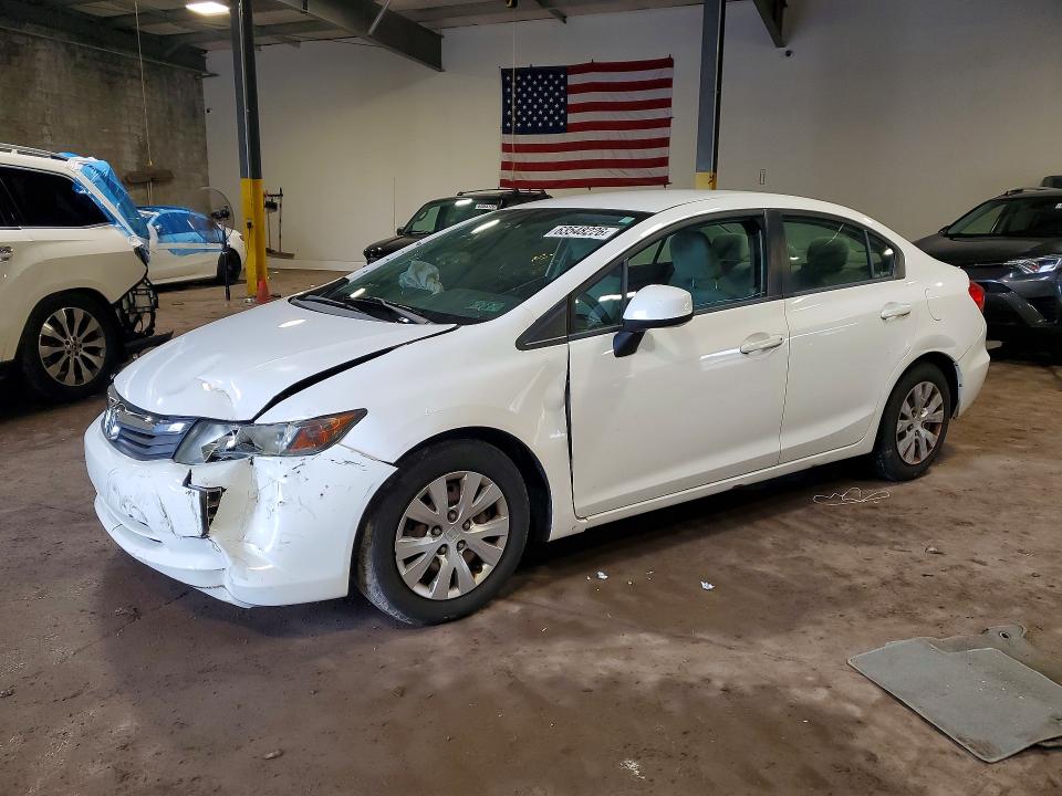 HONDA CIVIC 2012 with VIN 19XFB2F53CE343707 - Photo from auction