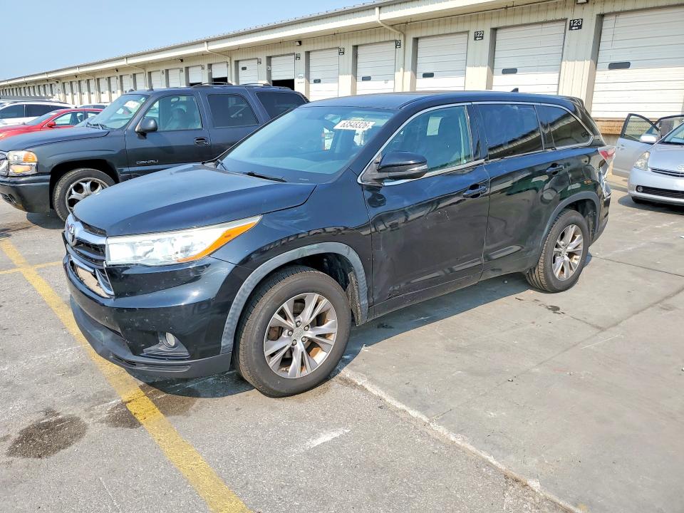 TOYOTA HIGHLANDER 2015 with VIN 5TDZKRFH6FS088402 - Photo from auction